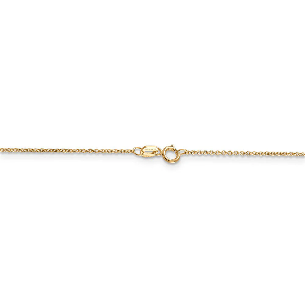 14k Gold Horse Head and Horseshoe Necklace - Image 4