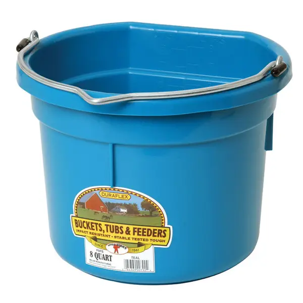 8Qt Flat Back Plastic Bucket - Image 6