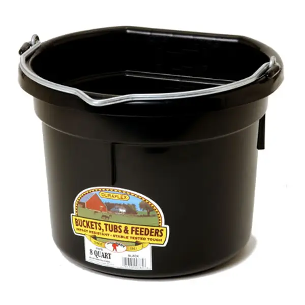 8Qt Flat Back Plastic Bucket - Image 8
