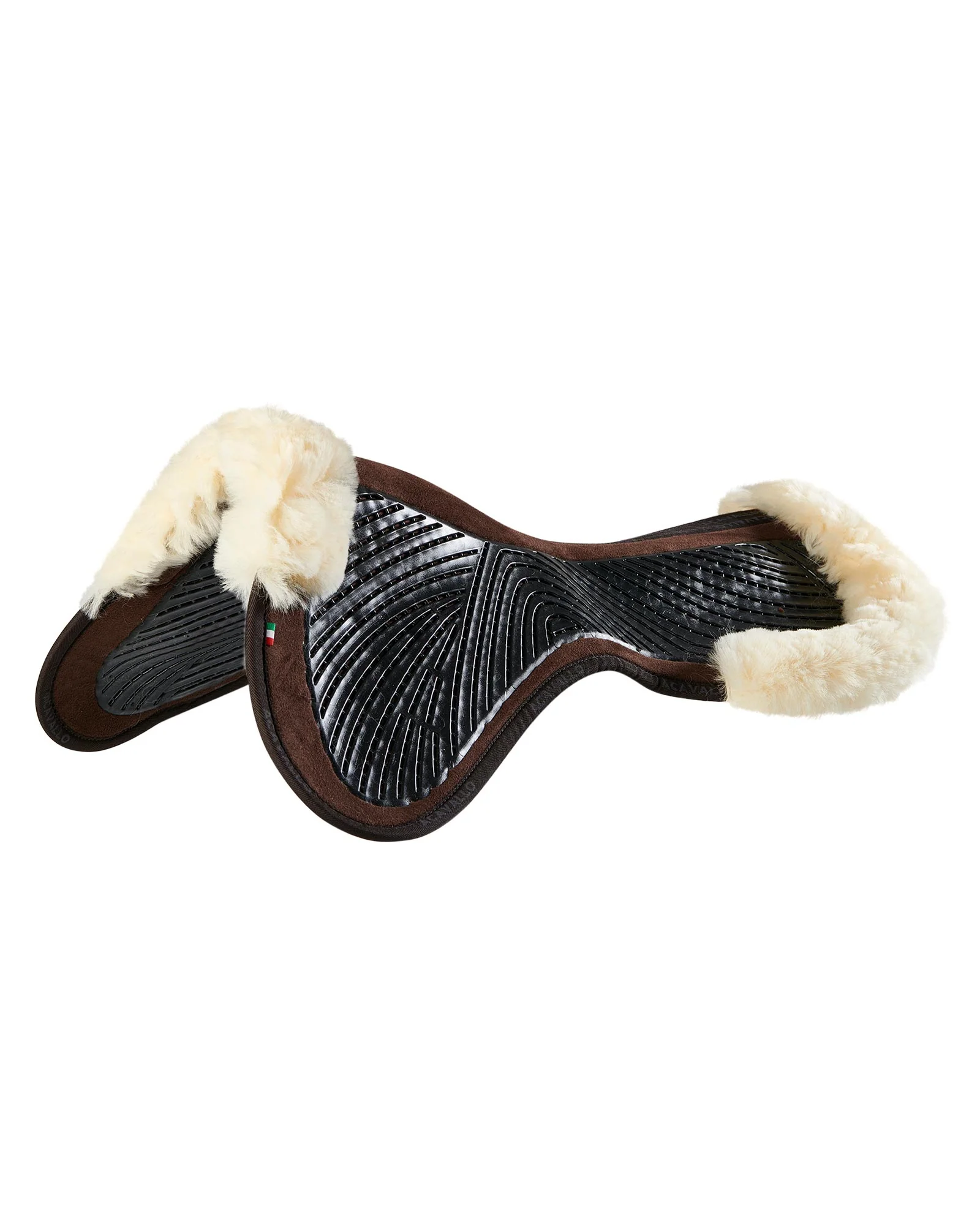 Acavallo 2 Sided Gel w/Sheepskin Half Pad - Image 2