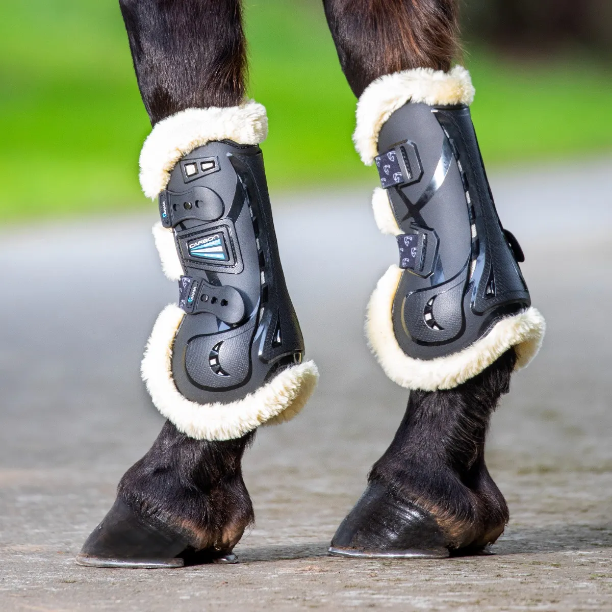 ARMA Carbon SupaFleece Open Front Tendon Boots - Image 2