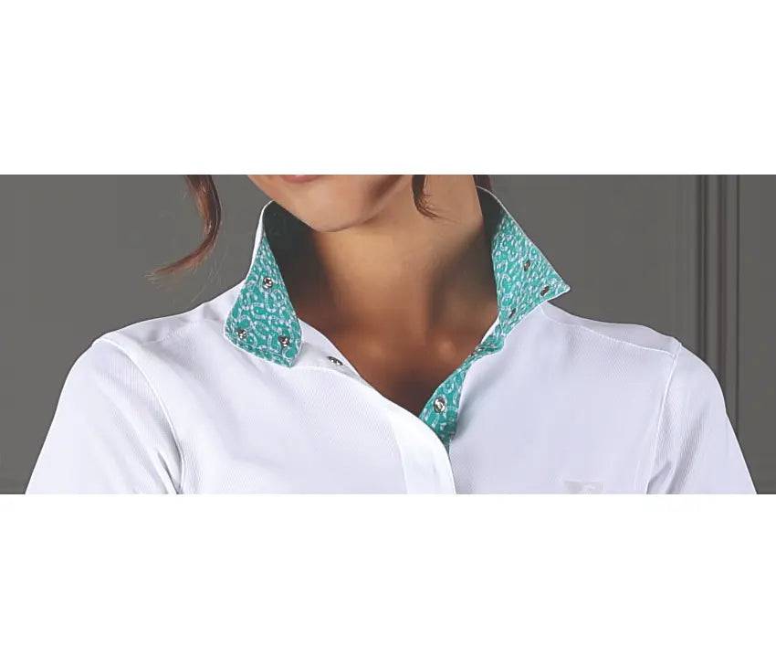 Aubrion Equestrian Style Kids Long Sleeve Show Shirt - CLEARANCE - Image 3