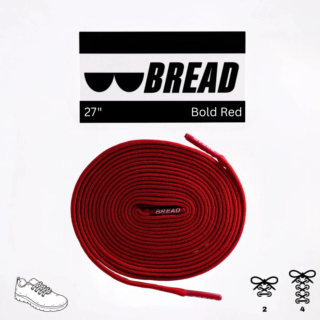 Bold Red Elastic Shoelaces - Image 4