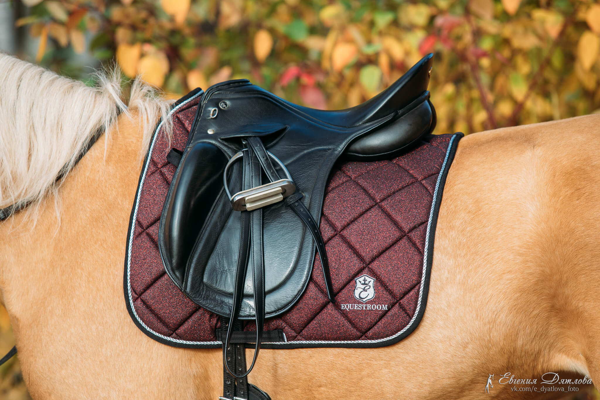 Burgundy Saddle Pad - Image 3