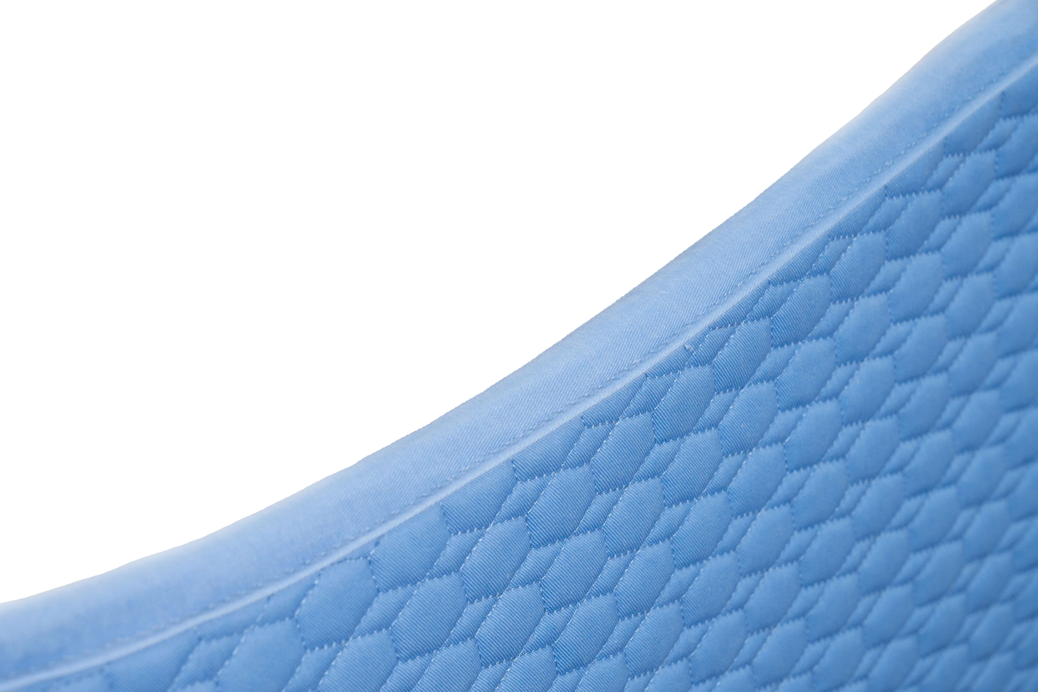 European Cotton Dressage Saddle Pad - Sky Blue - Image 3