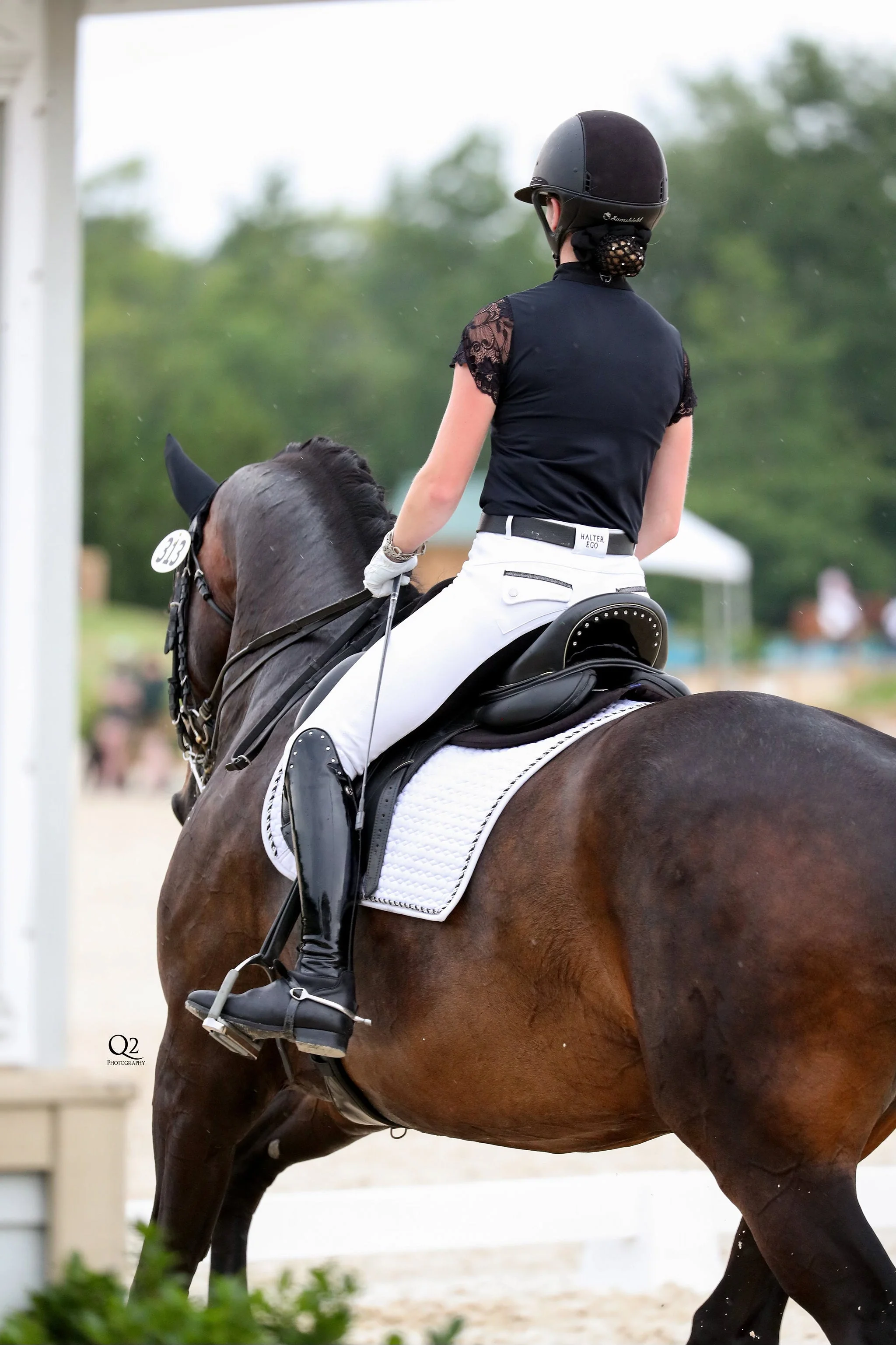 European Cotton Dressage Saddle Pad - Image 4