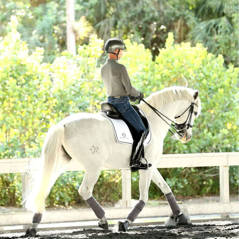 European Cotton Dressage Saddle Pad - Image 5