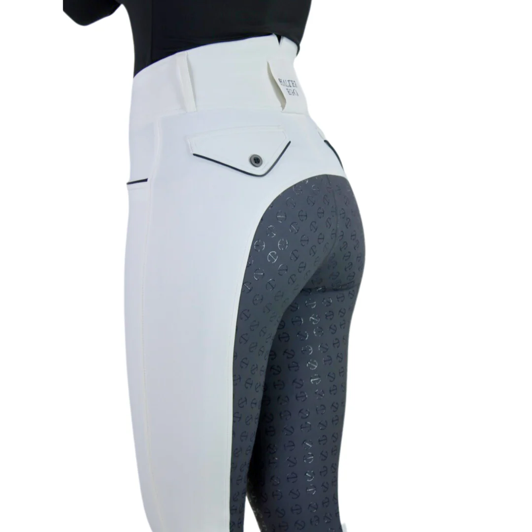 Evolution - High Waisted White Competition Breeches - Image 6