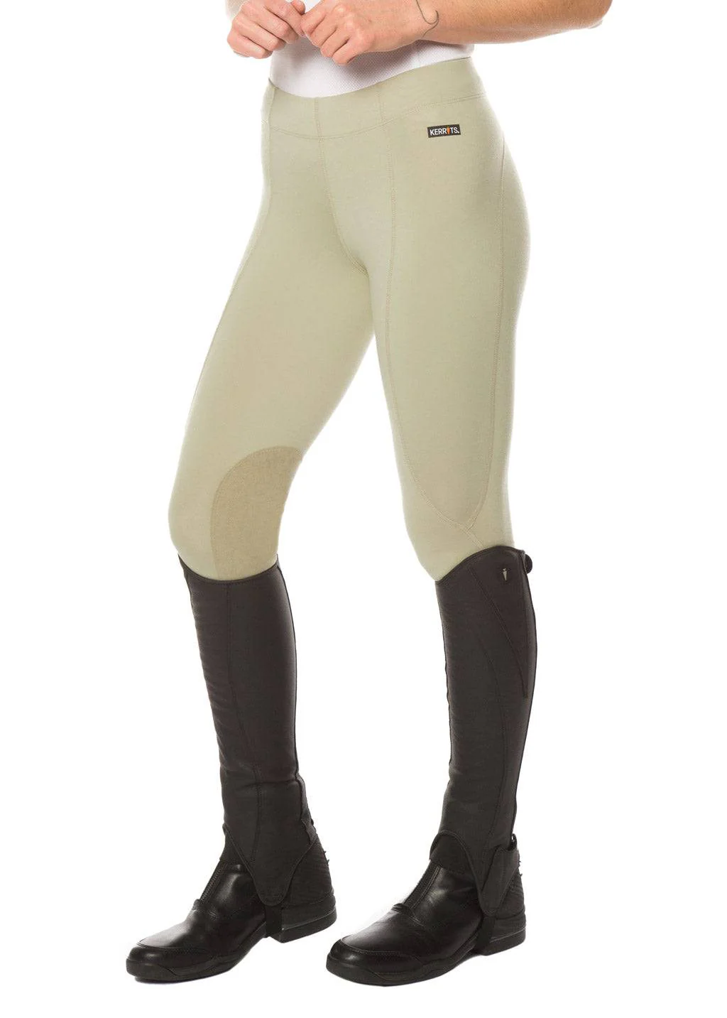 Flow Rise Knee Patch Performance Tight - Image 3
