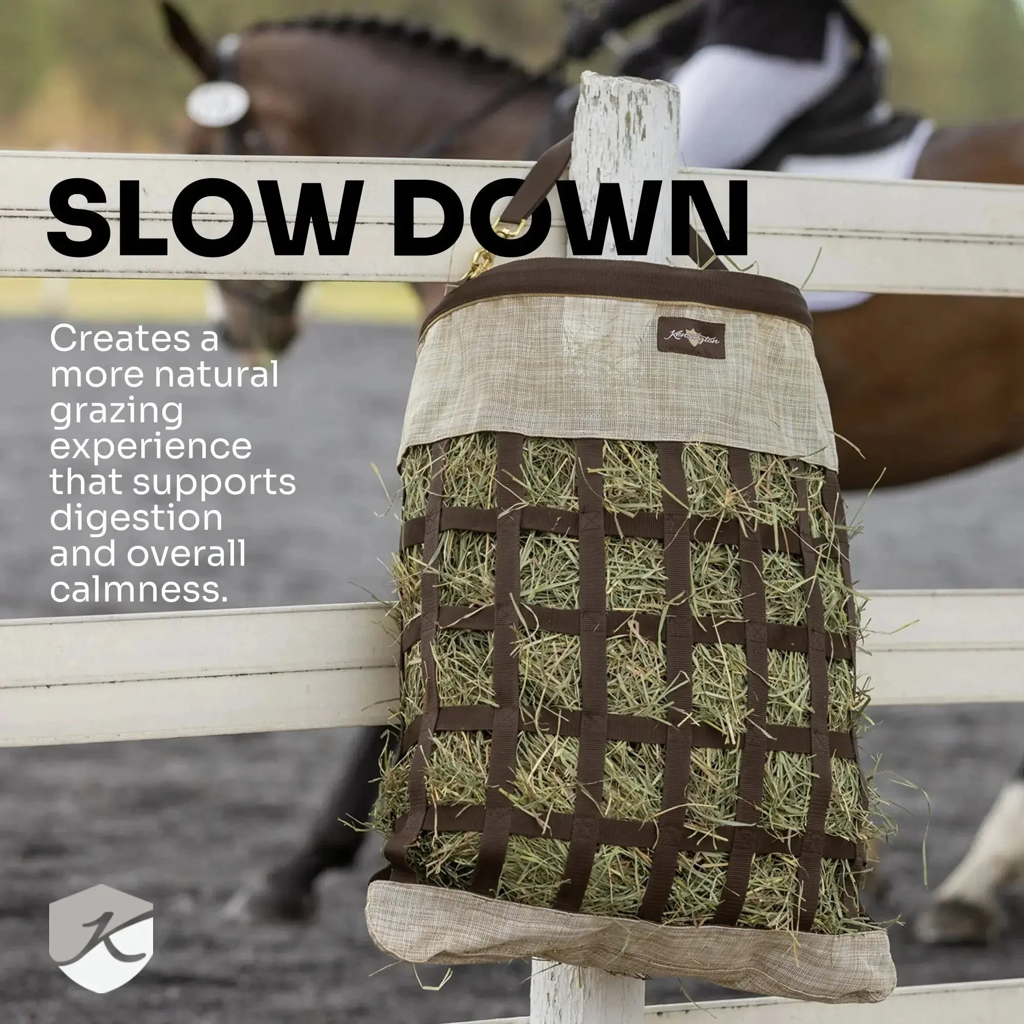 Hay Bag with Rim - Slow Feed - 1 Flake - Image 17