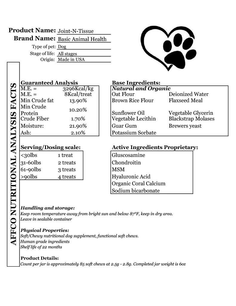 Joint-N-Tissue Health for Dogs - Image 2
