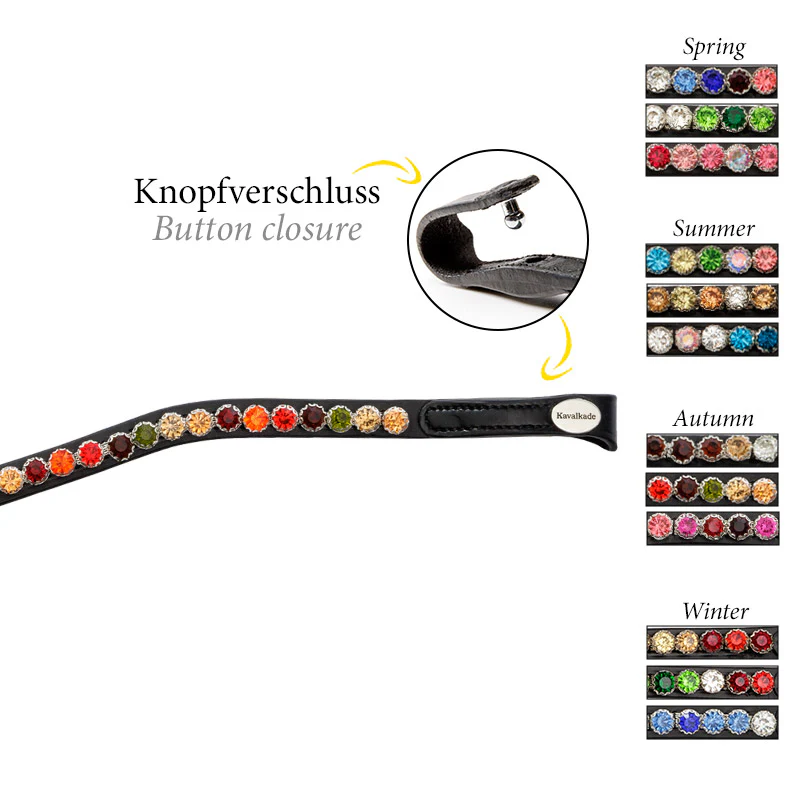 Kavalkade Spring Crystal Browband - Image 4