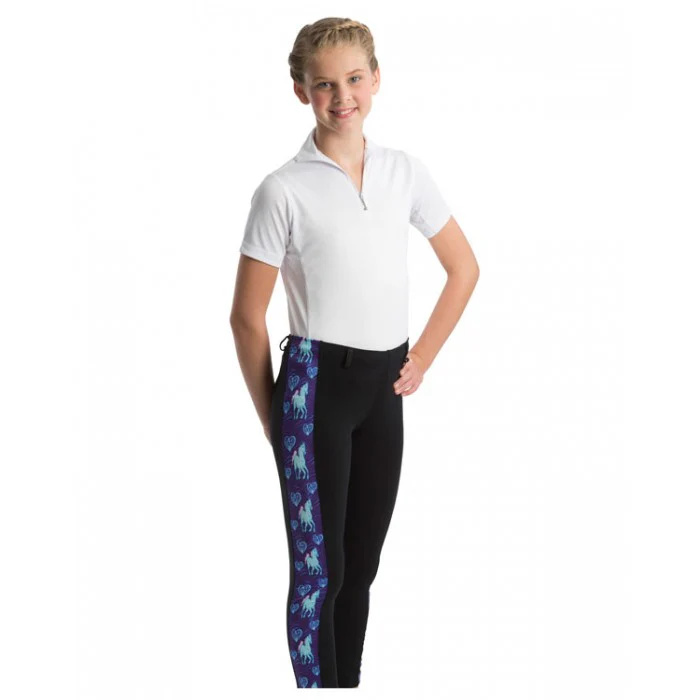 Kids Riding Tight w/Printed Leg Panel - Image 10