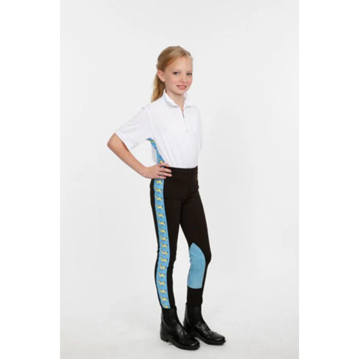 Kids Riding Tight w/Printed Leg Panel - Image 3