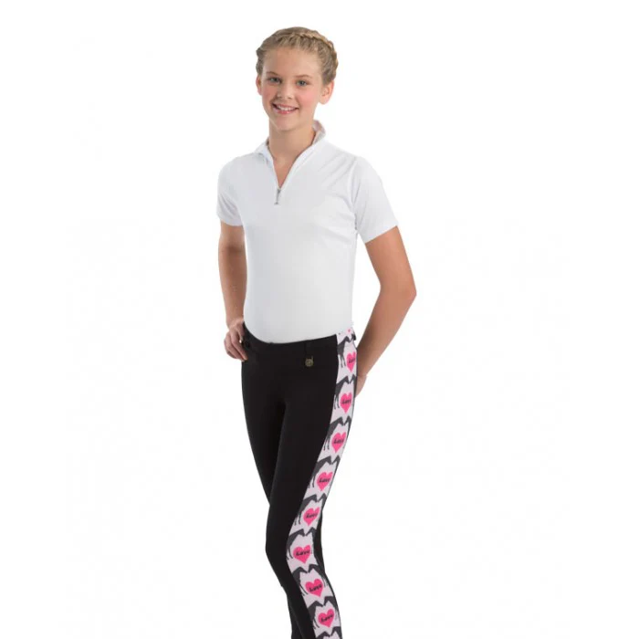 Kids Riding Tight w/Printed Leg Panel - Image 6