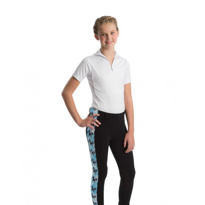 Kids Riding Tight w/Printed Leg Panel - Image 8