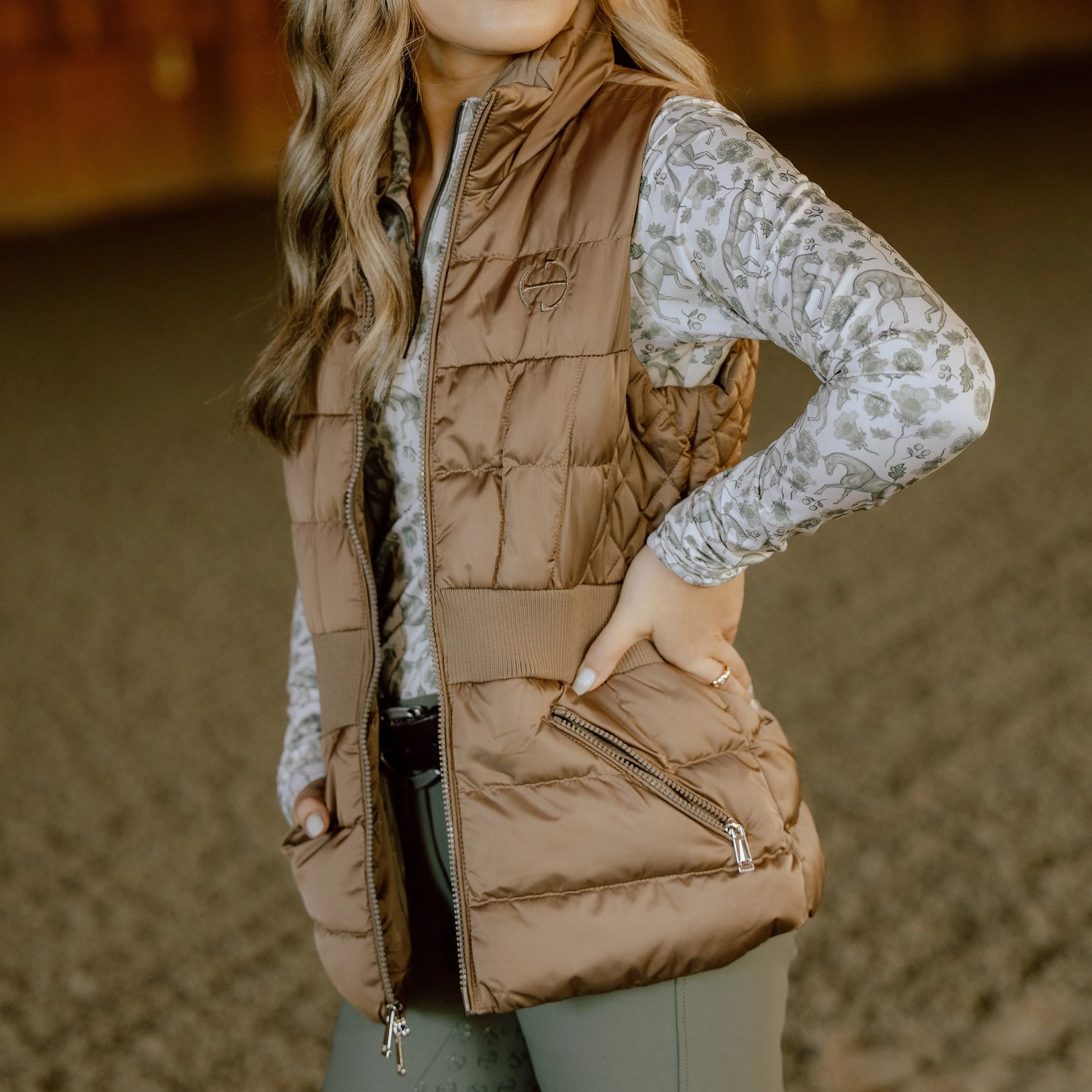 Maeve Quilted Puffer Vest - Image 3