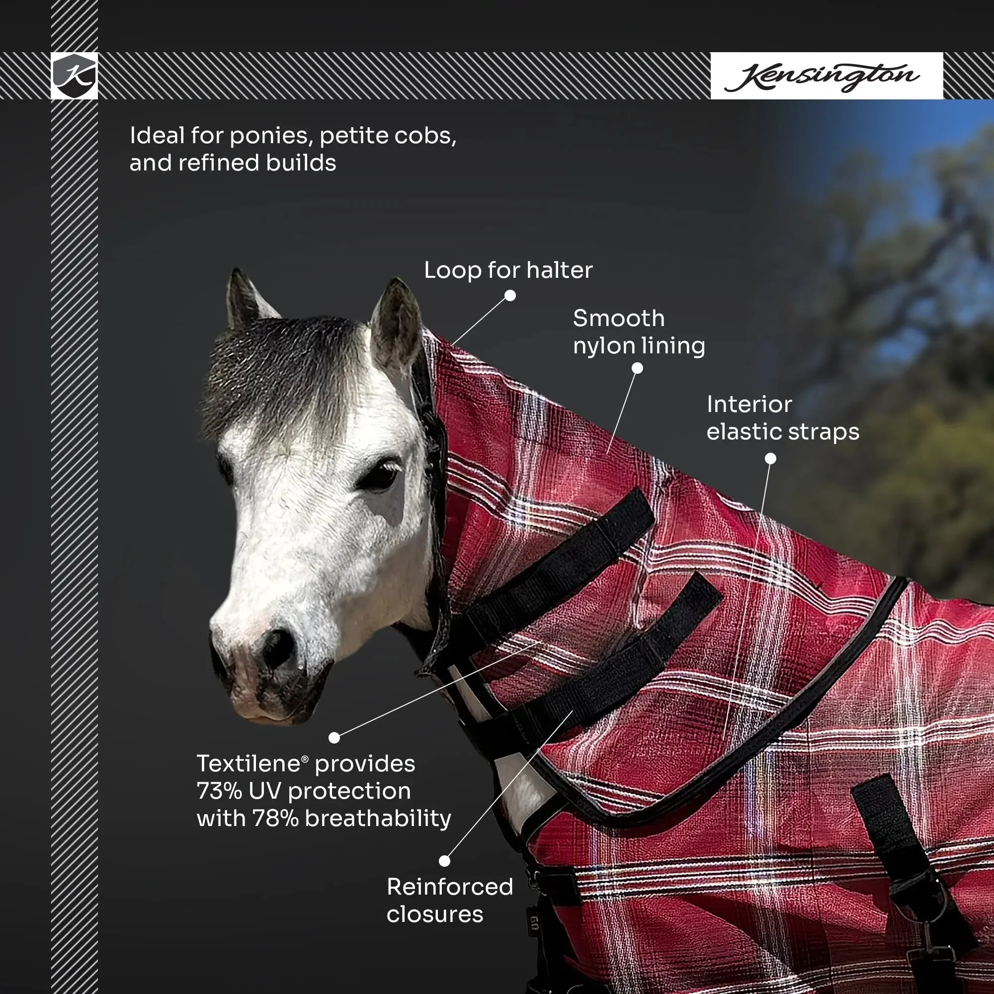 Mini/Pony Protective Neck Cover - 73% UV Blocking - Image 14