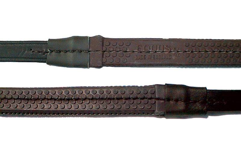 Nunn Finer Buckle End Rubber Reins 5/8" x 30" Grip - Image 2
