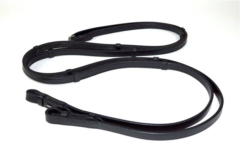 Nunn Finer Rubber Lined Reins With Hand Stops - Image 2