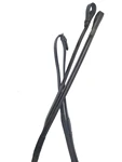 Nunn Finer Square Raised Fancy Stitched Rubber Reins w/Stops - Image 2