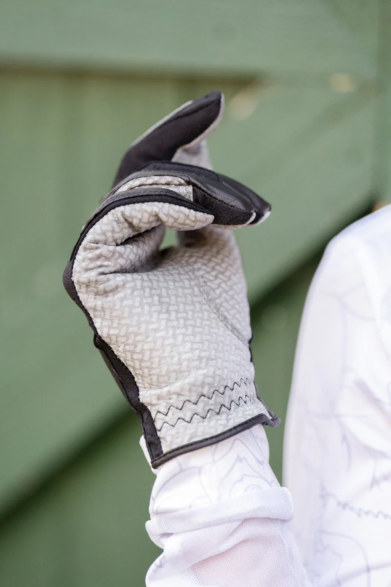 Oil-Tac Coppertech Leather Premium Riding Glove in Black - Image 6