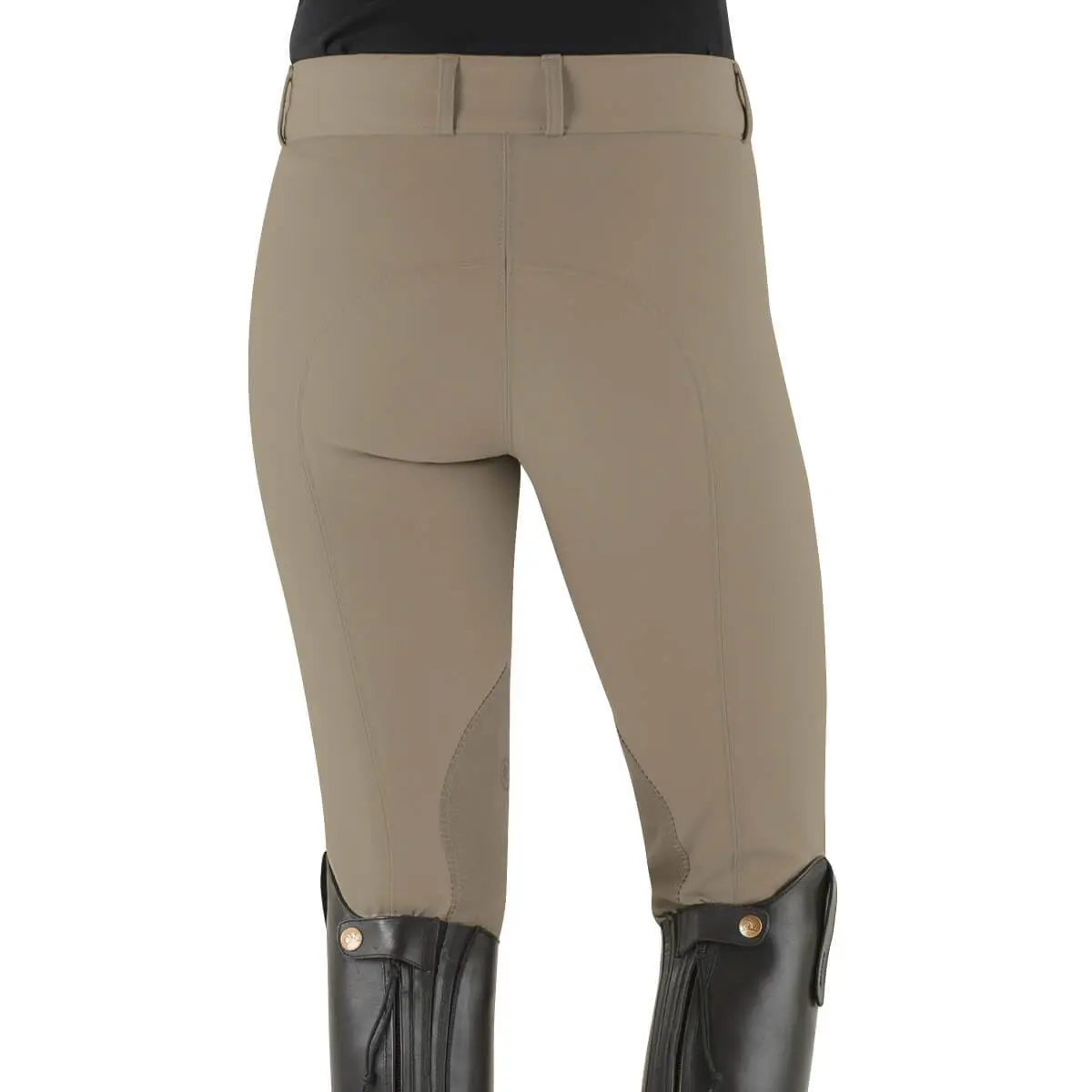 Ovation® Celebrity Slim Secret EuroWeave™ DX Euro Seat Knee Patch Breeches - Image 4