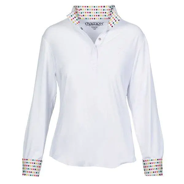 Ovation Jorden Qtr Snap Ladies Tech Show Shirt - Image 4