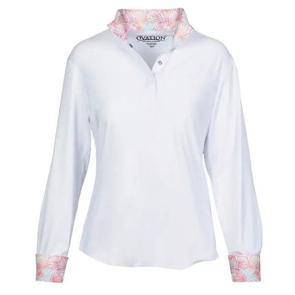 Ovation Jorden Qtr Snap Ladies Tech Show Shirt - Image 10