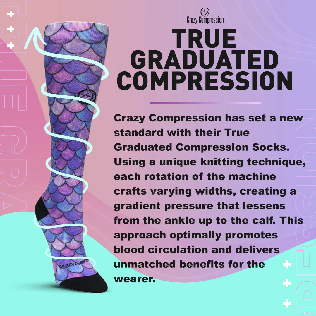 Palm Ombré Compression Socks - Image 7