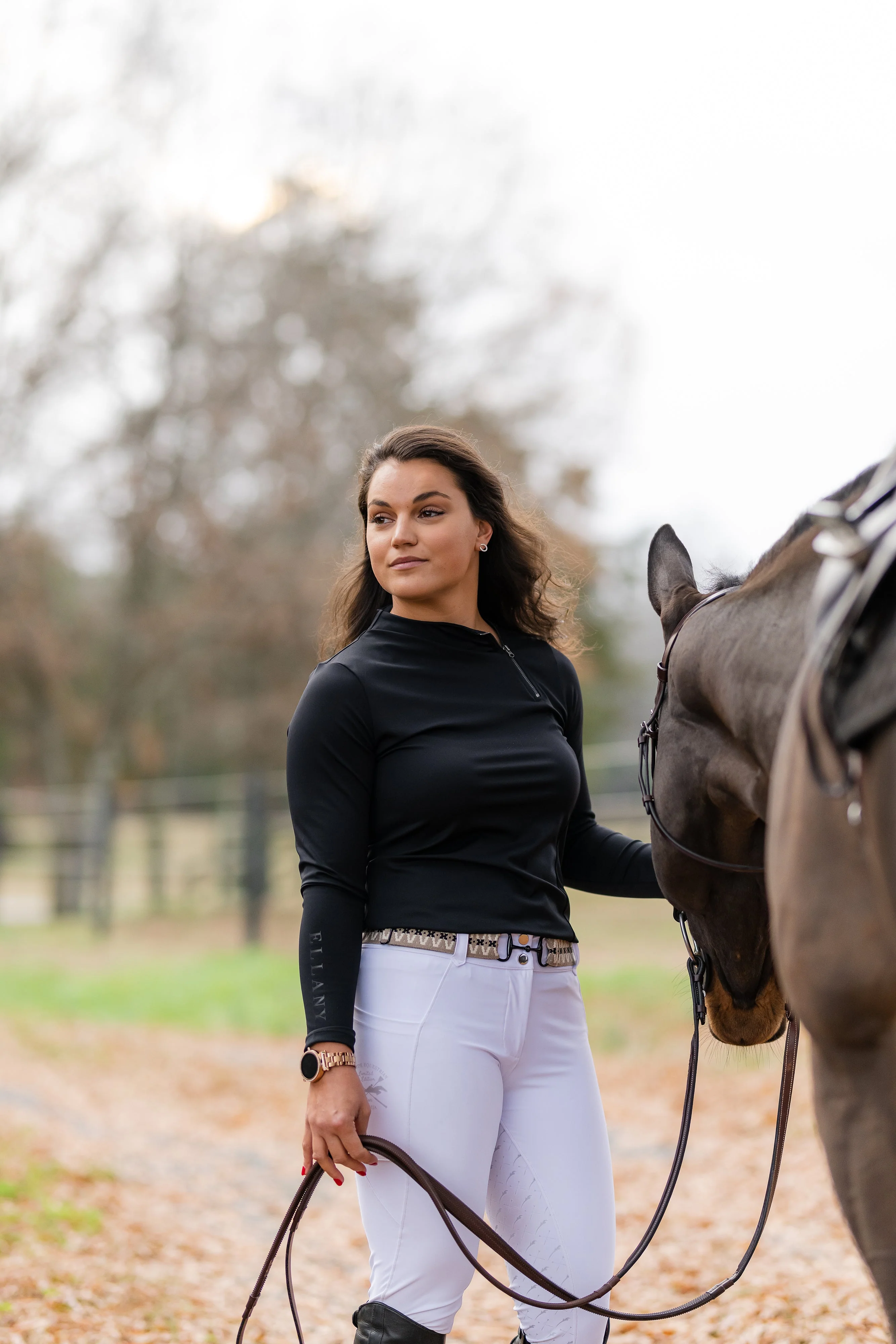 Patton Side Zip Pullover - Black - Image 4