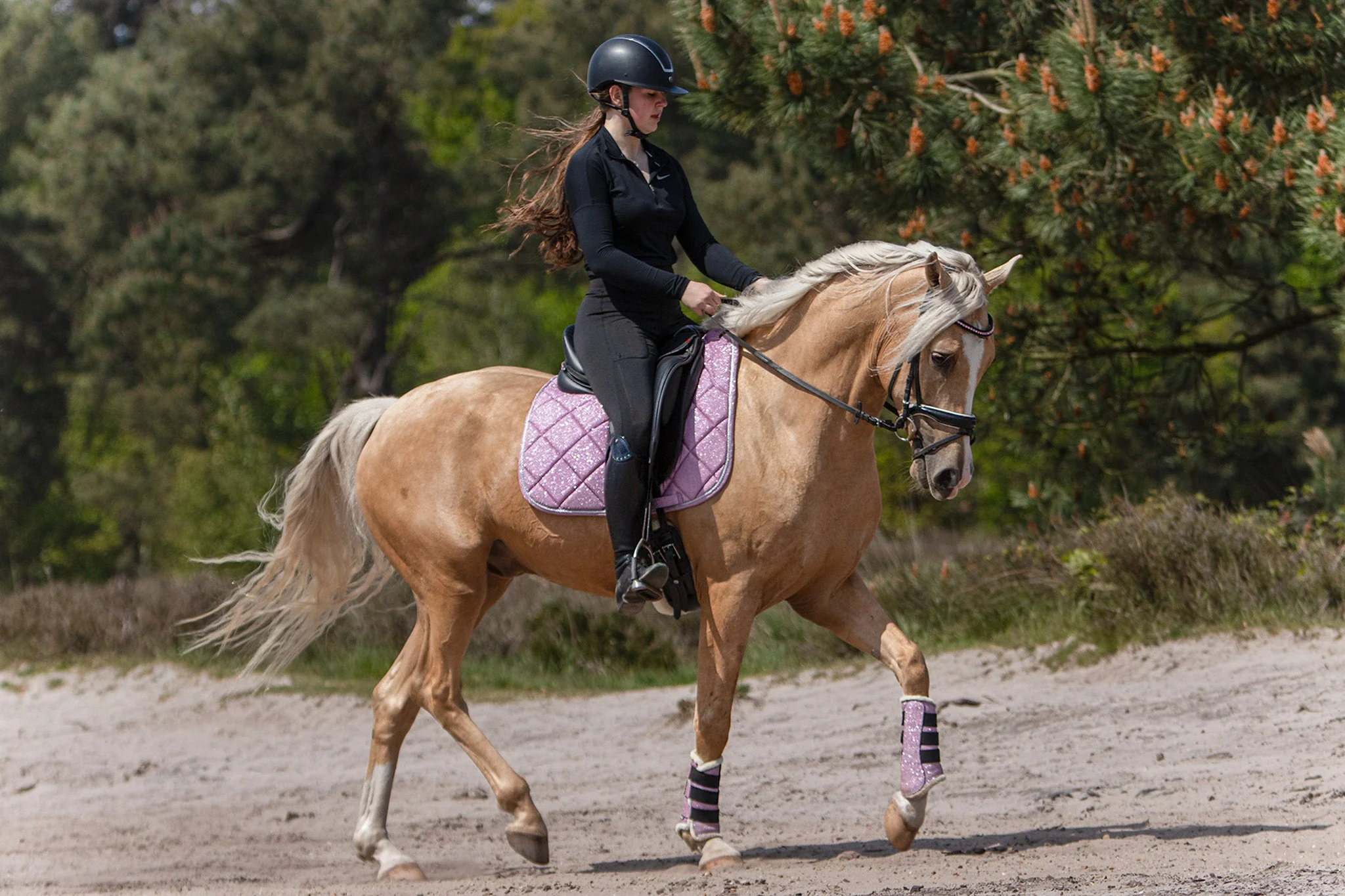 Pink Mist Brushing Boots - Image 6