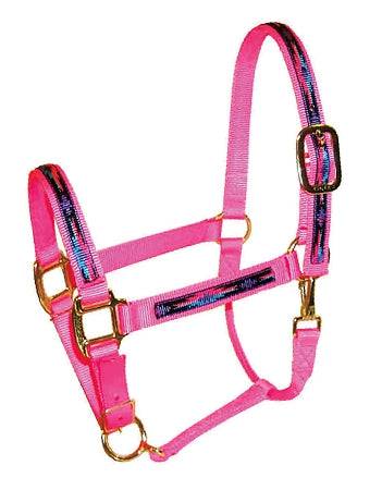 Premium 1" Nylon Overlay Halter w/Adj Chin and Snap - Image 3