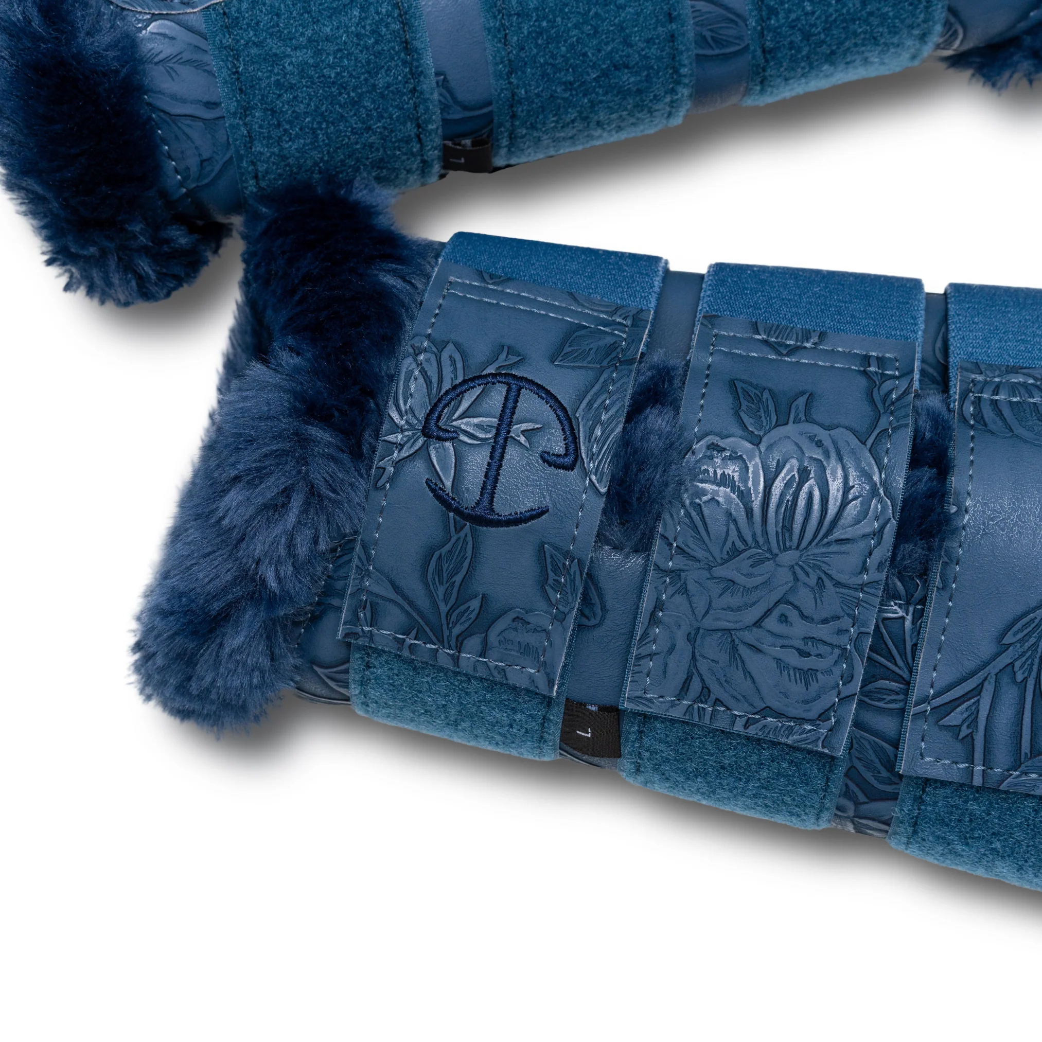 Romance Collection Brushing Boots - Prussian Blue - Image 4
