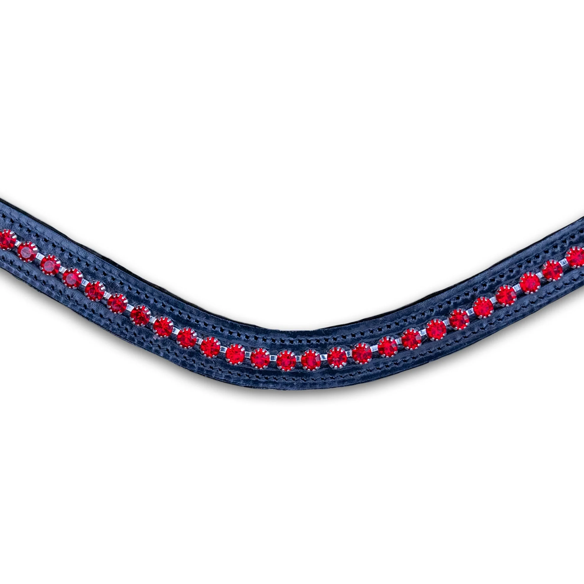 Ruby Red Crystal Browband - Image 2