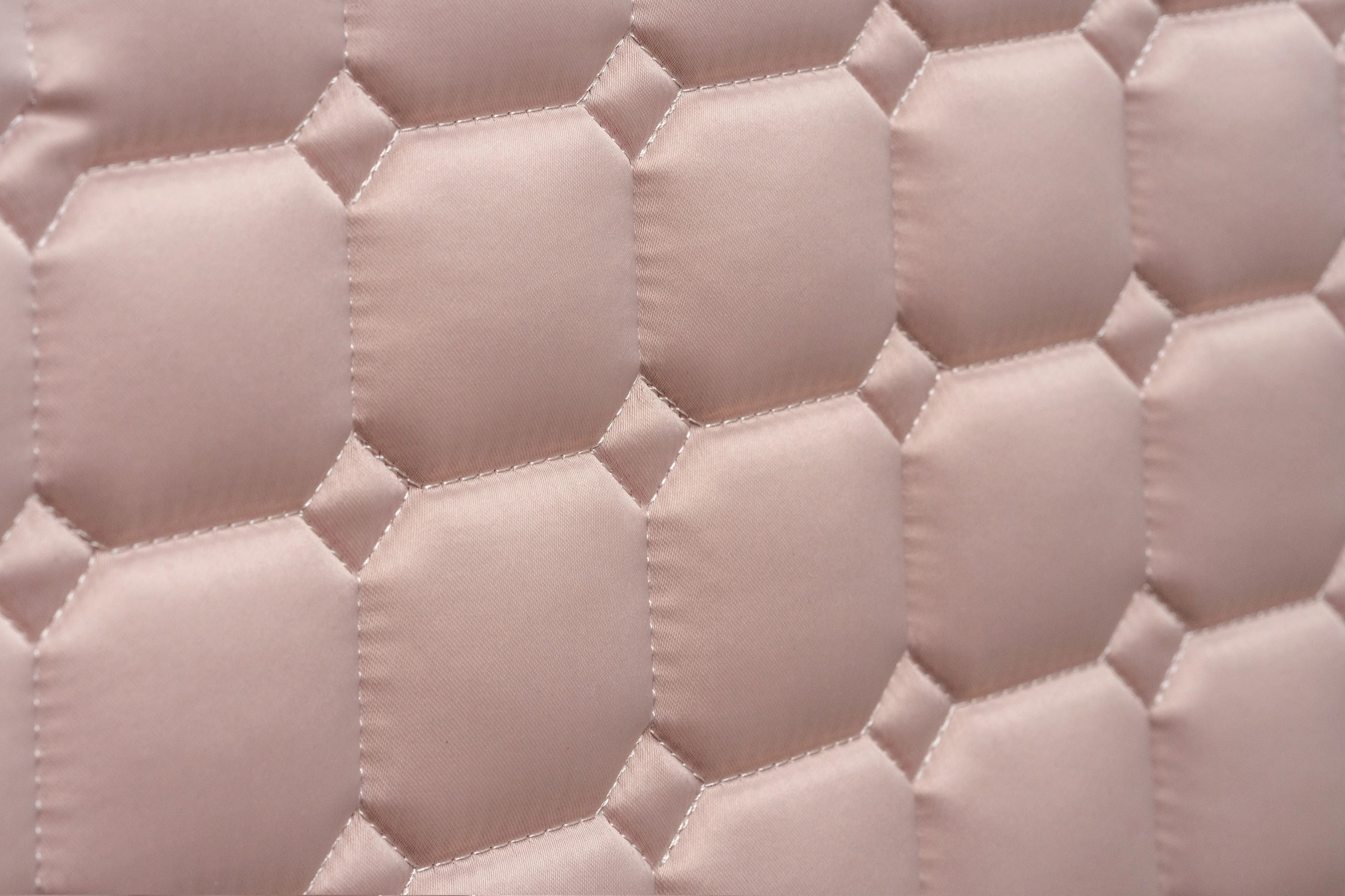 Satin Classic Dressage Saddle Pad - Champagne Cristal - Image 3