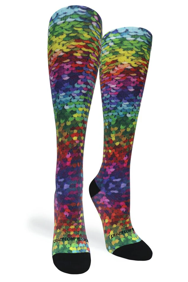 Sequin Compression Socks