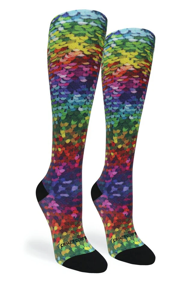 Sequin Compression Socks - Image 3