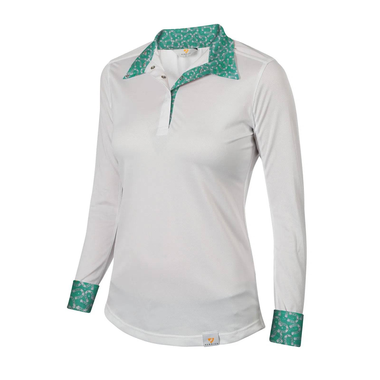 Shire's Aubrion Kids Long Sleeve Show Shirt- CLEARANCE - Image 3