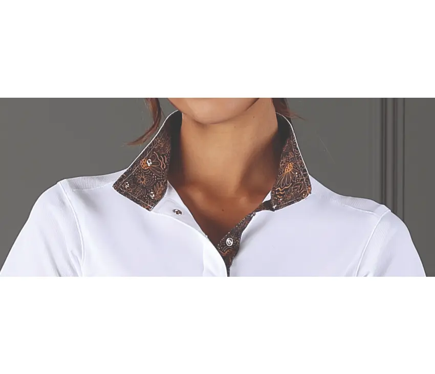 Shires Equestrian Style Short Sleeve Show Shirt - Image 3