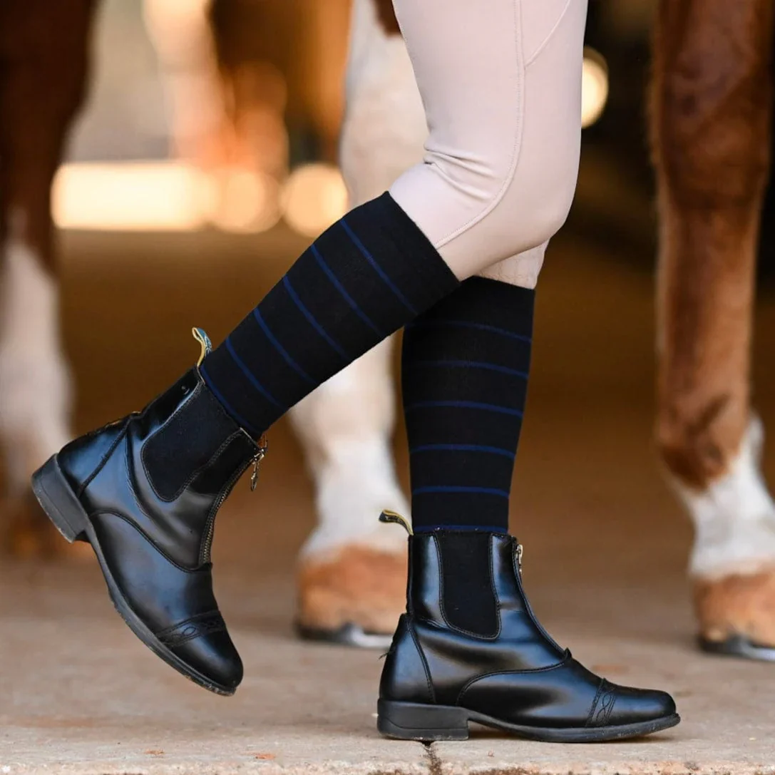 Simple Stripe Boot Socks - Image 2