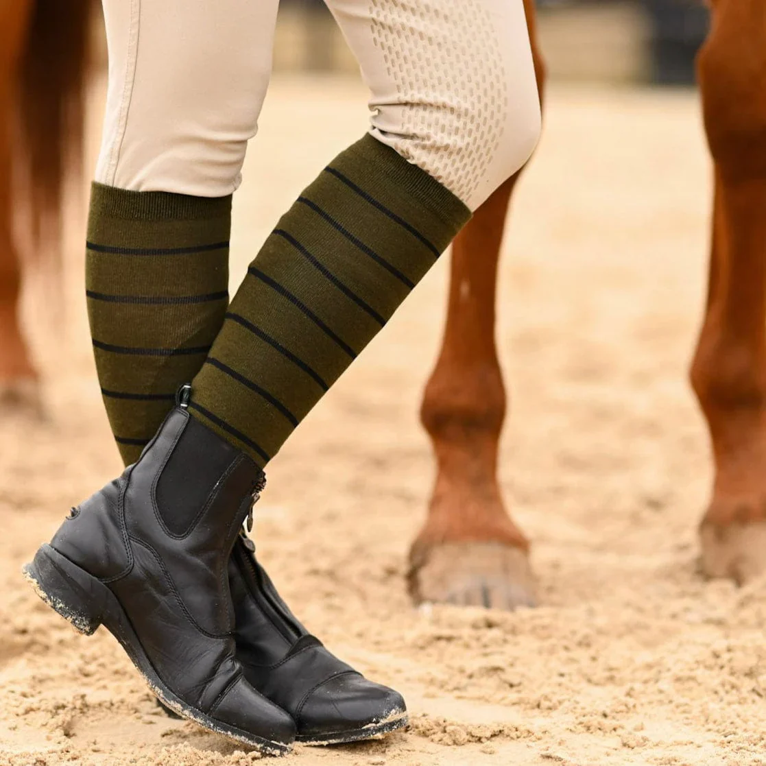 Simple Stripe Boot Socks - Image 8