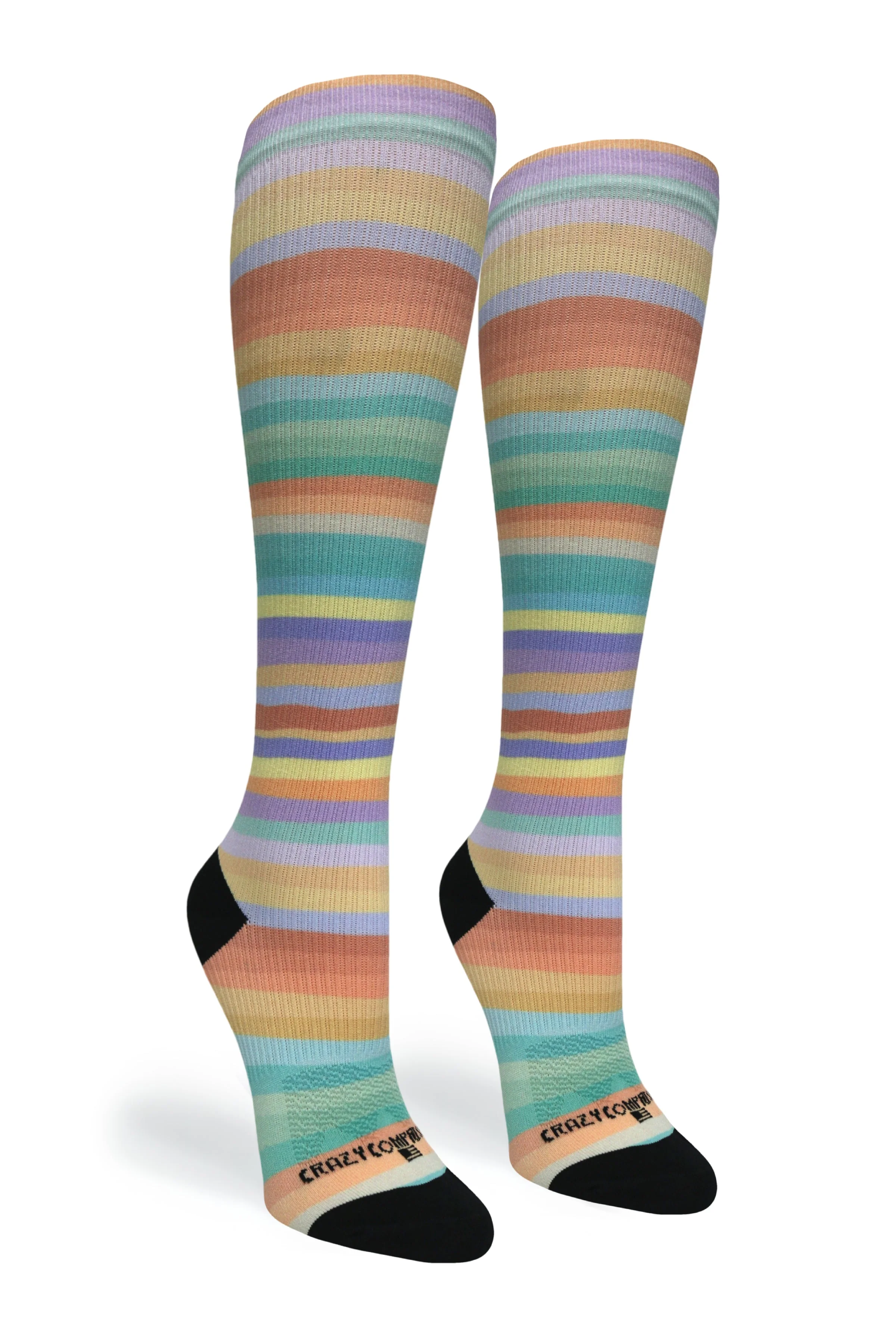 Spring Stripes Compression Socks - Image 3