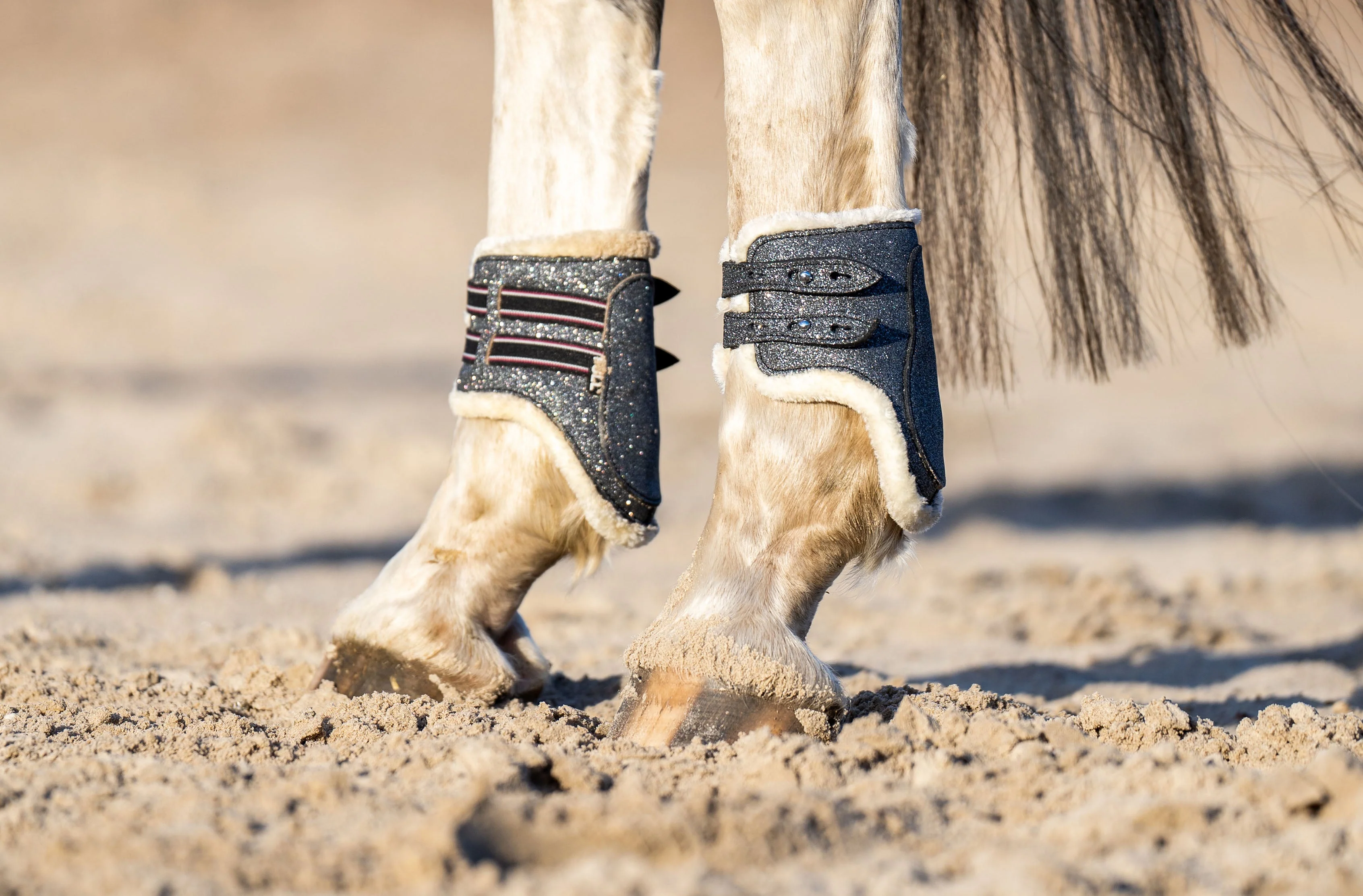 Stardust Grey Open Front Boots - Image 5