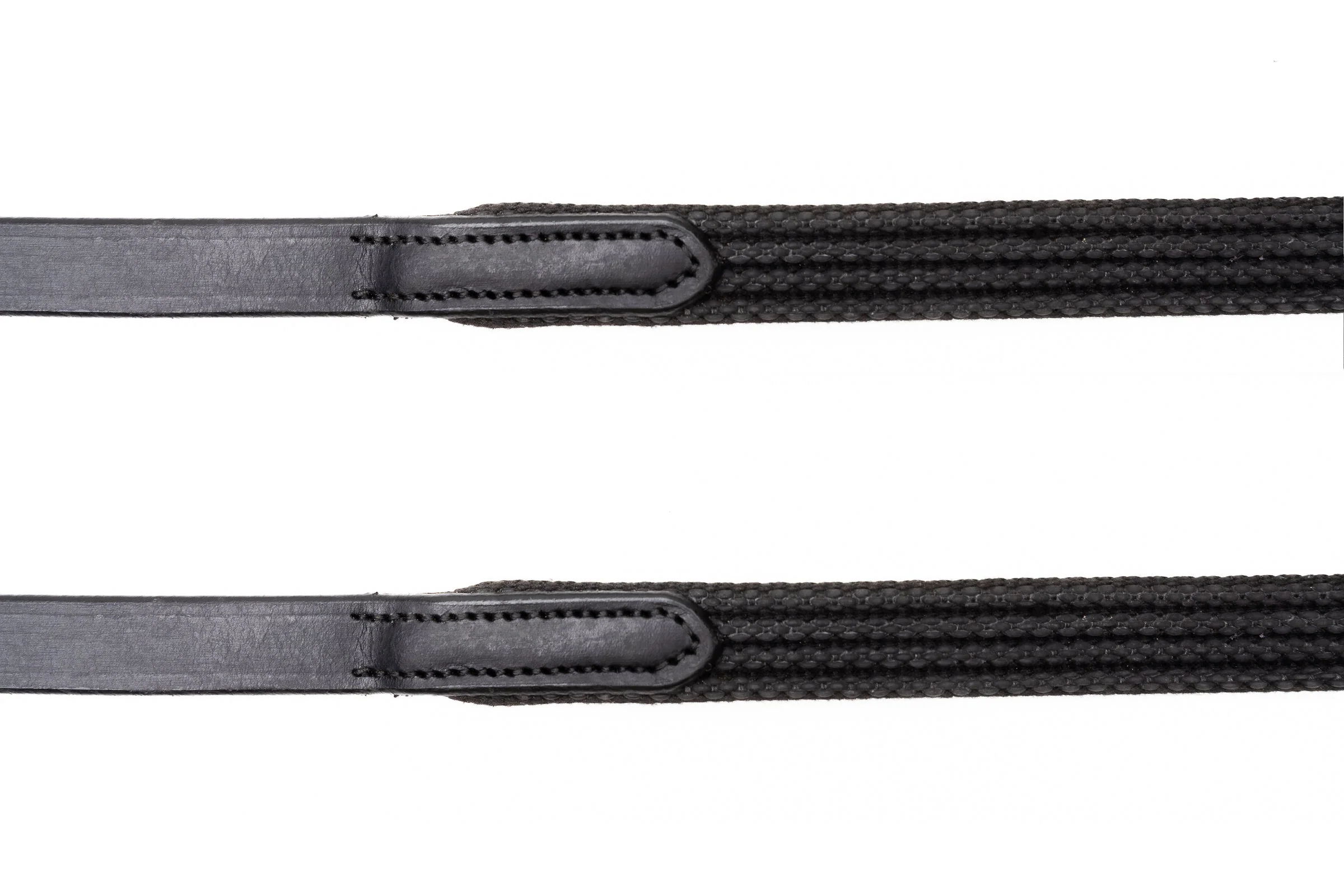 Sure Grip Rubber Reins with 4" Rein Stops-Superb Slim Rubber Woven Grip - Image 7