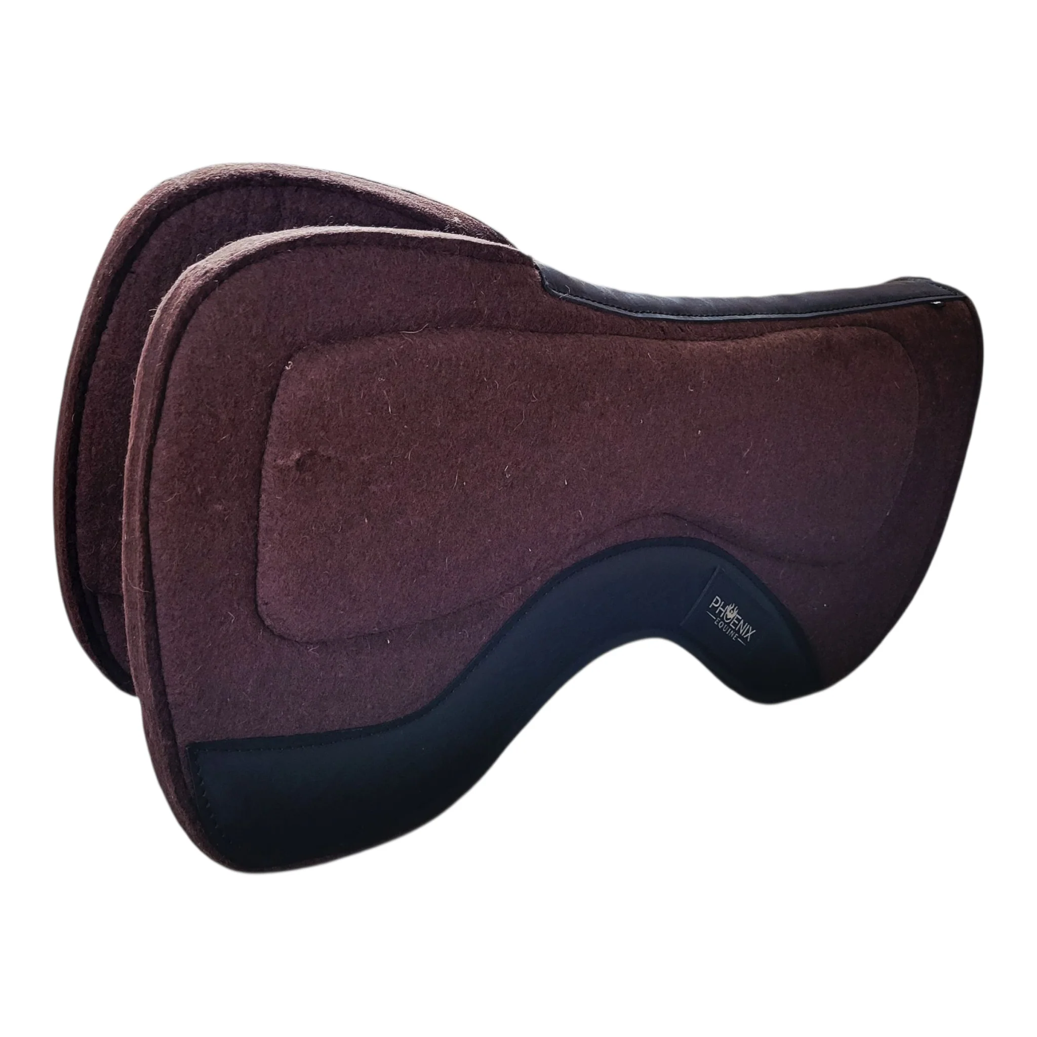 The Phoenix Contact Pad with Gel- Brown with black faux croc - Image 2