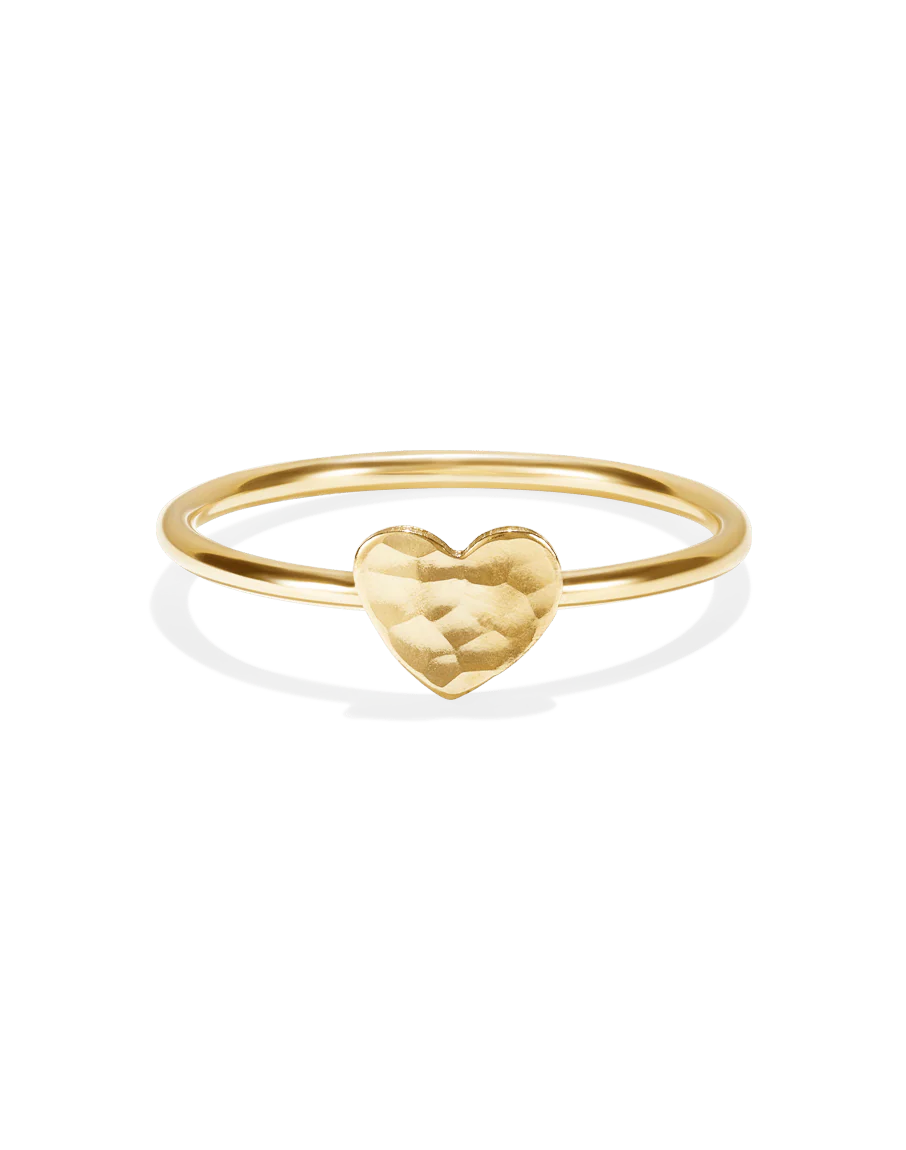 Tiny Heart Stacking Ring - Image 3
