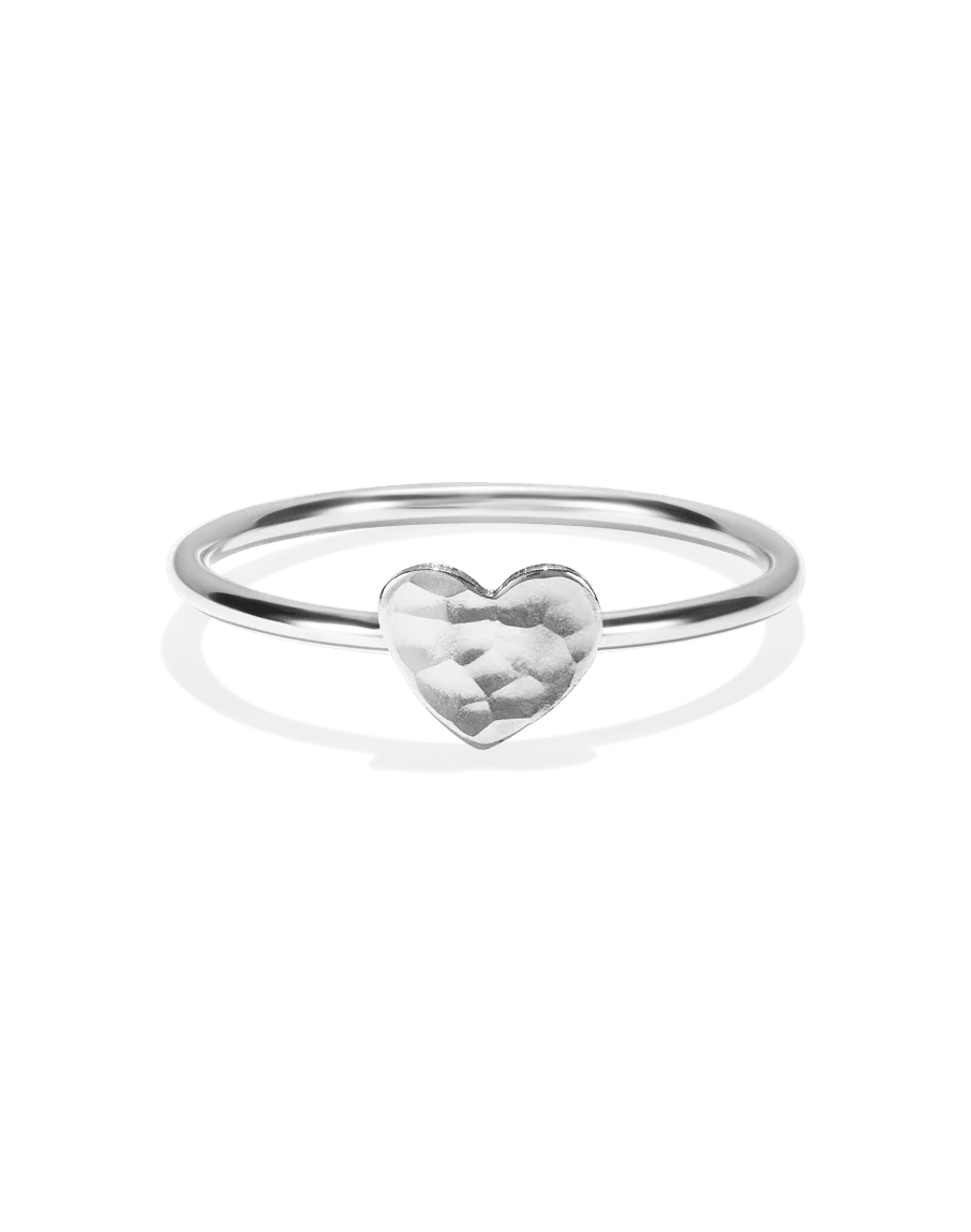 Tiny Heart Stacking Ring - Image 5