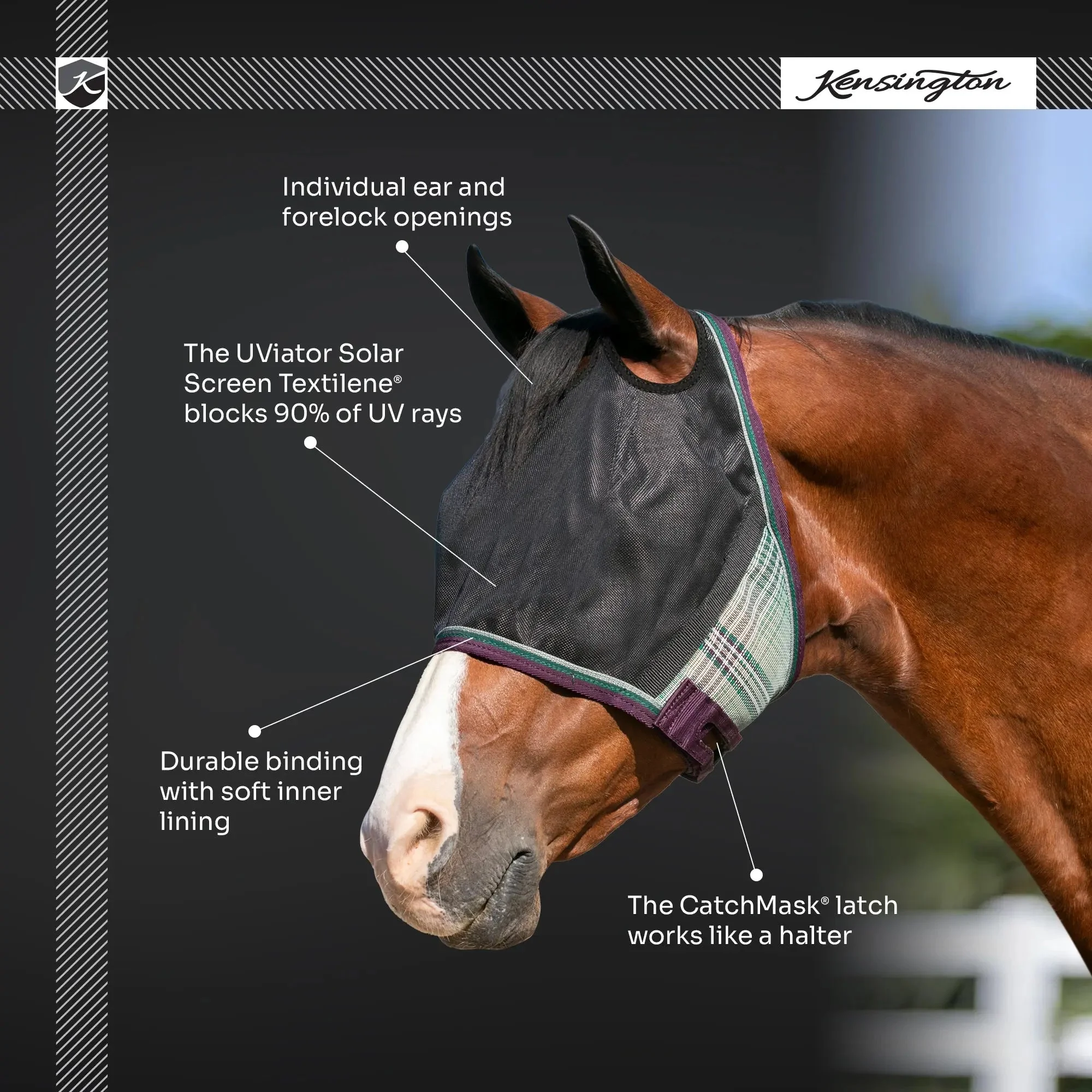 UViator CatchMask - without Ears - 90% UV Blocking - Image 9