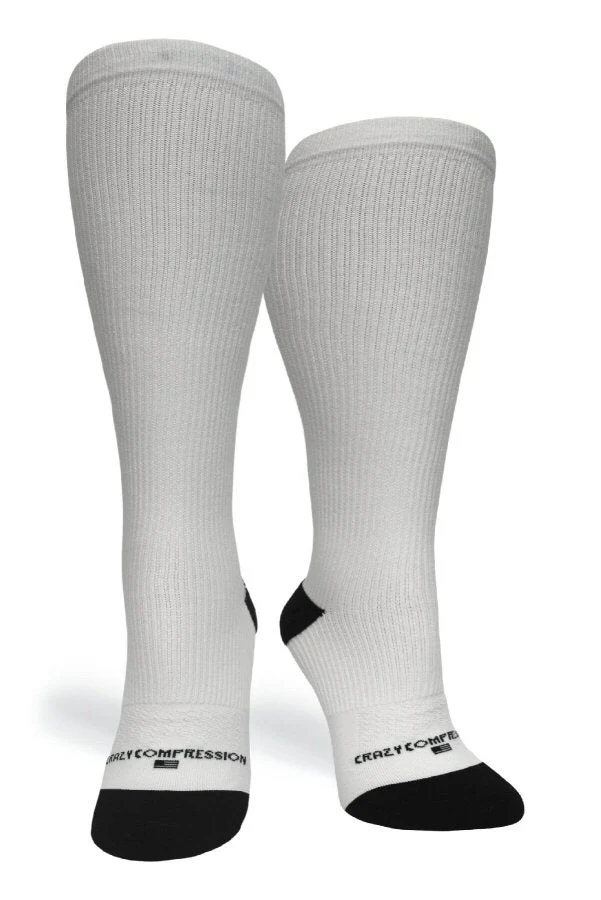 White Compression Socks - Image 8